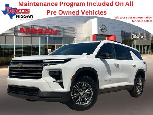Summit White 2025 Chevrolet Traverse LT