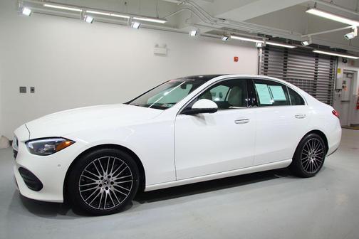 Polar White 2025 Mercedes-Benz C-Class C 300 4MATIC