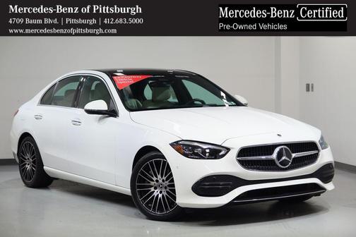 Polar White 2025 Mercedes-Benz C-Class C 300 4MATIC