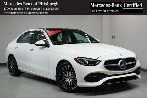 White 2025 Mercedes-Benz C-Class C 300 4MATIC
