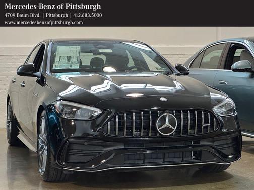 Black 2026 Mercedes-Benz AMG C 43 4MATIC