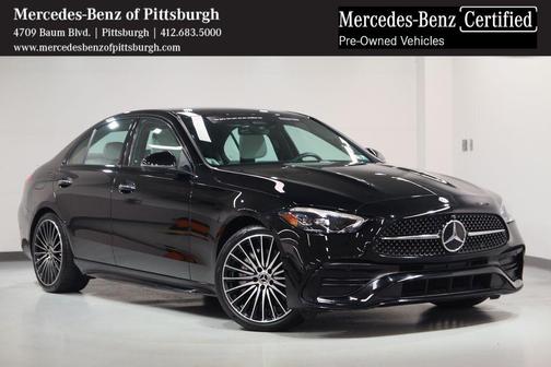 Black 2024 Mercedes-Benz C-Class C 300 4MATIC
