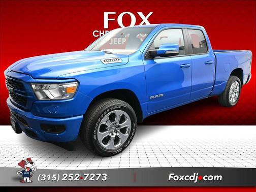 Hydro Blue Pearlcoat 2022 RAM 1500 Big Horn/Lone Star