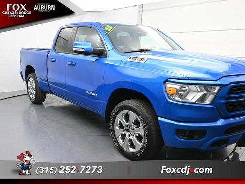 Hydro Blue Pearlcoat 2022 RAM 1500 Big Horn/Lone Star