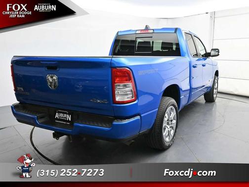 Hydro Blue Pearlcoat 2022 RAM 1500 Big Horn/Lone Star