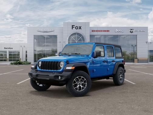 Hydro Blue Pearlcoat 2026 Jeep Wrangler Sport S