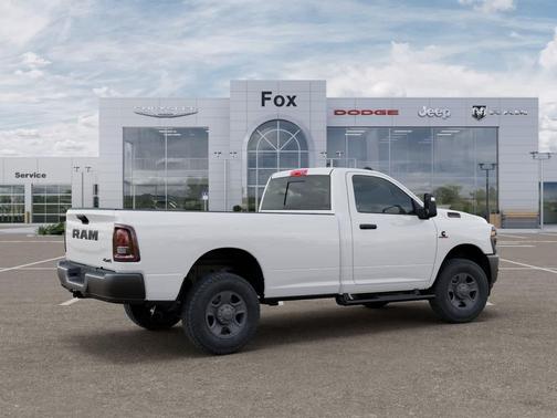 Bright White Clearcoat 2026 RAM 3500 Tradesman Regular Cab 4x4 8' Box
