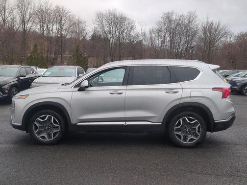 Shimmering Silver 2021 Hyundai SANTA FE HEV SEL Premium
