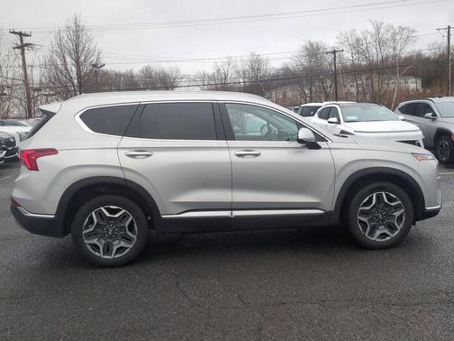 Shimmering Silver 2021 Hyundai SANTA FE HEV SEL Premium