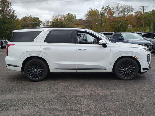 Hyper White 2025 Hyundai PALISADE Calligraphy Night Edition