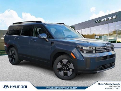 Atlantic Blue 2026 Hyundai SANTA FE HEV SEL