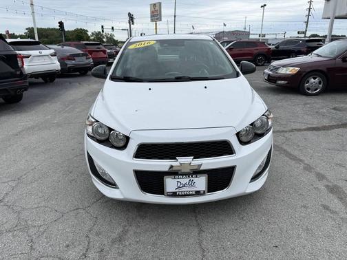 White 2016 Chevrolet Sonic RS