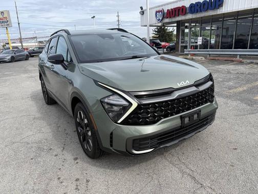 Jungle Green 2023 Kia Sportage X-Line