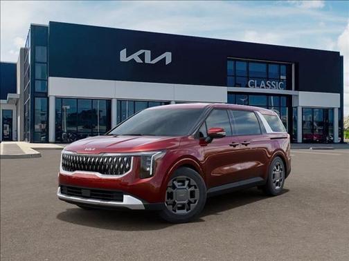 Red 2026 Kia Carnival Hybrid EX