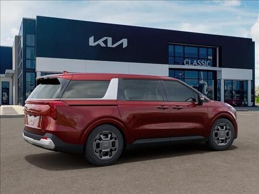 Red 2026 Kia Carnival Hybrid EX