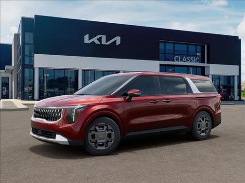 Red 2026 Kia Carnival Hybrid EX