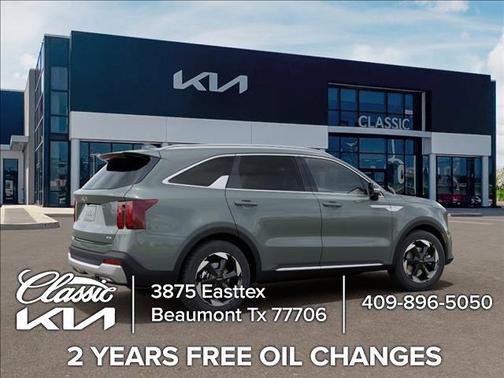 Green 2026 Kia Sorento Hybrid EX