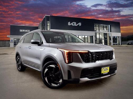 Steel Gray 2025 Kia Sorento Hybrid EX