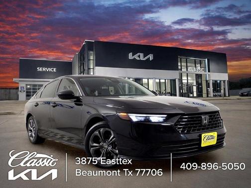 Black 2023 Honda Accord EX