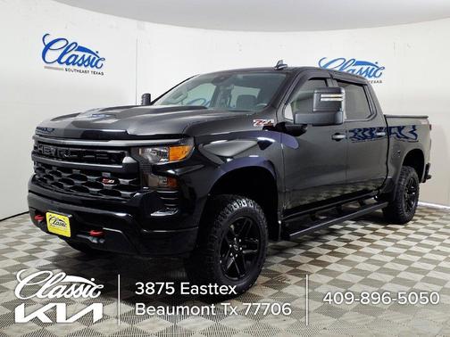 Black 2023 Chevrolet Silverado 1500 Custom Trail Boss