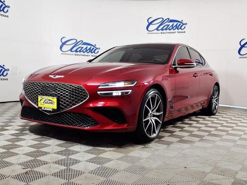 Red 2023 Genesis G70 2.0T