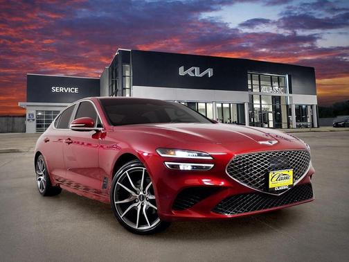 Red 2023 Genesis G70 2.0T