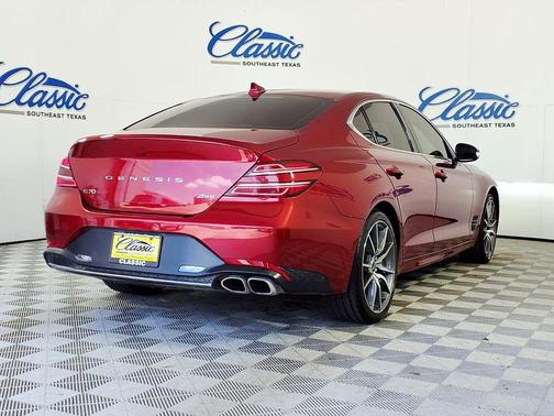 Red 2023 Genesis G70 2.0T