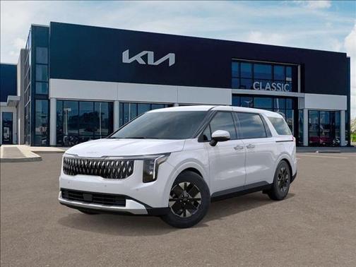 Snow White Pearl 2026 Kia Carnival Hybrid LXS Passenger Van