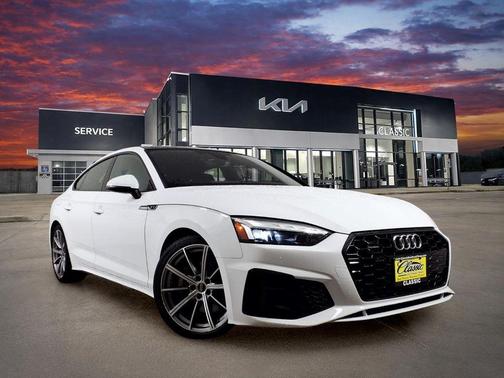 Arkona White 2025 Audi A5 Sportback 45 S line quattro Premium