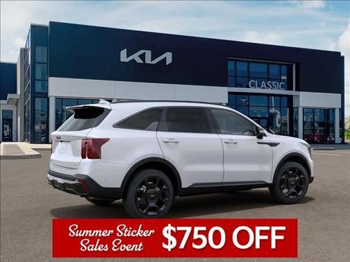 Snow White Pearl 2026 Kia Sorento Hybrid X-LINE SX PRESTIGE