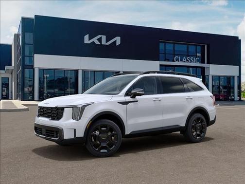 Snow White Pearl 2026 Kia Sorento Hybrid X-LINE SX PRESTIGE