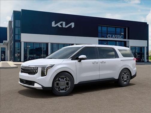 White Pearl 2026 Kia Carnival Hybrid EX