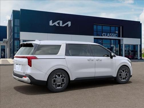 White Pearl 2026 Kia Carnival Hybrid EX