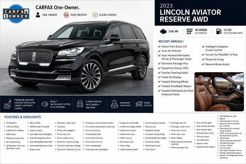INFINITE BLACK MET CC 2023 Lincoln Aviator RESERVE