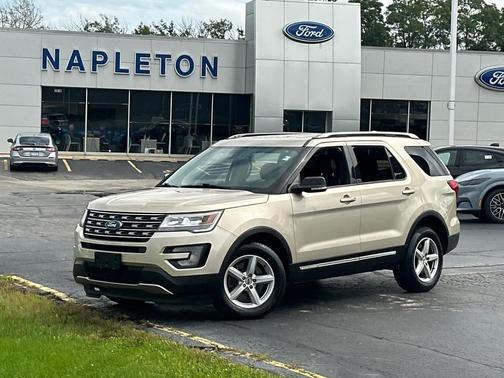 White Gold Metallic 2017 Ford Explorer XLT