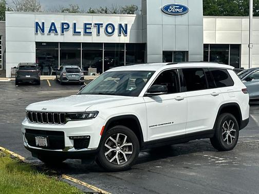 Bright White Clearcoat 2023 Jeep Grand Cherokee L Limited