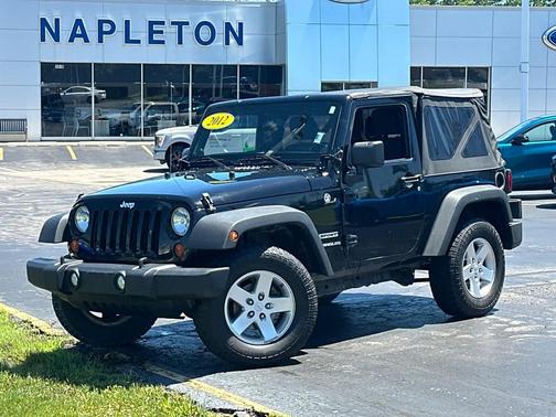 Black Clearcoat 2012 Jeep Wrangler Sport
