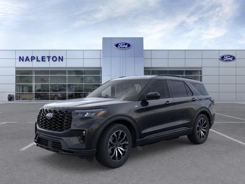 Agate Black Metallic 2026 Ford Explorer ST-Line
