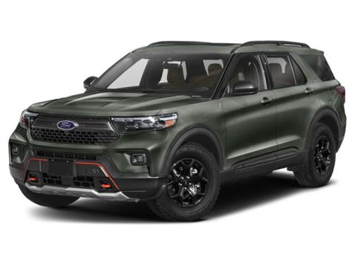 Forged Green Metallic 2022 Ford Explorer Timberline