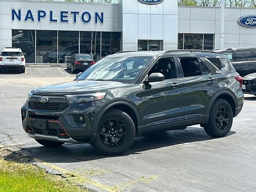 Forged Green Metallic 2022 Ford Explorer Timberline