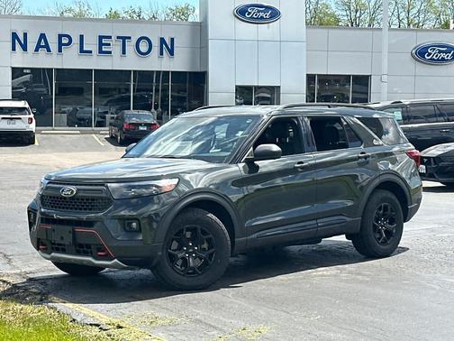 Forged Green Metallic 2022 Ford Explorer Timberline