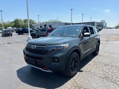 Forged Green Metallic 2022 Ford Explorer Timberline