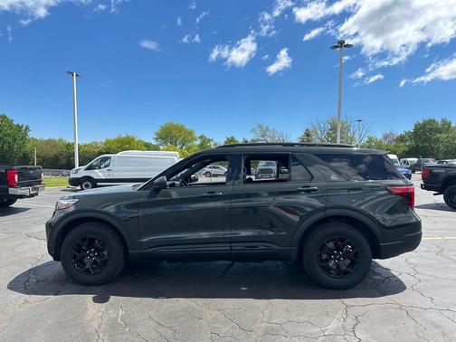Forged Green Metallic 2022 Ford Explorer Timberline