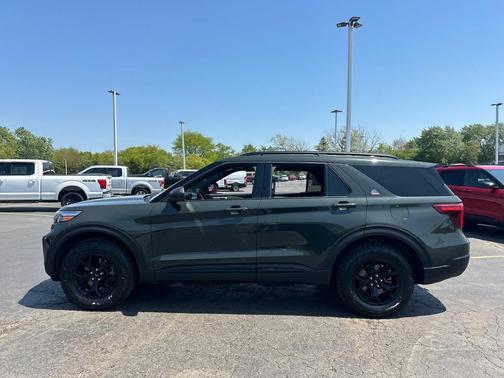 Forged Green Metallic 2022 Ford Explorer Timberline