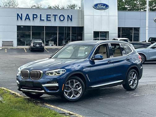 Phytonic Blue Metallic 2020 BMW X3 xDrive30i