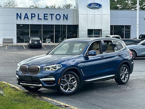 Phytonic Blue Metallic 2020 BMW X3 xDrive30i