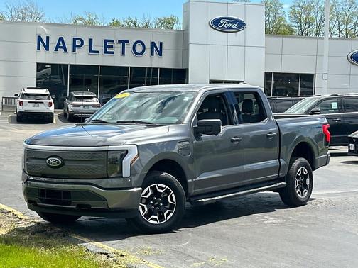 Carbonized Gray Metallic 2023 Ford F-150 Lightning XLT