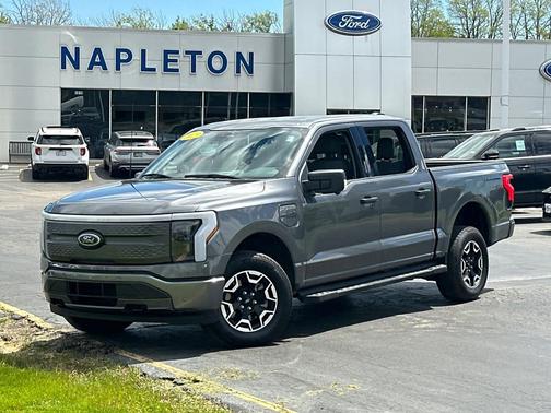 Carbonized Gray Metallic 2023 Ford F-150 Lightning XLT