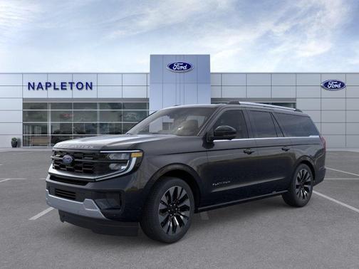 Agate Black Metallic 2026 Ford Expedition Max Platinum