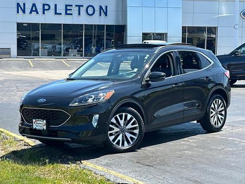 Agate Black Metallic 2020 Ford Escape Titanium